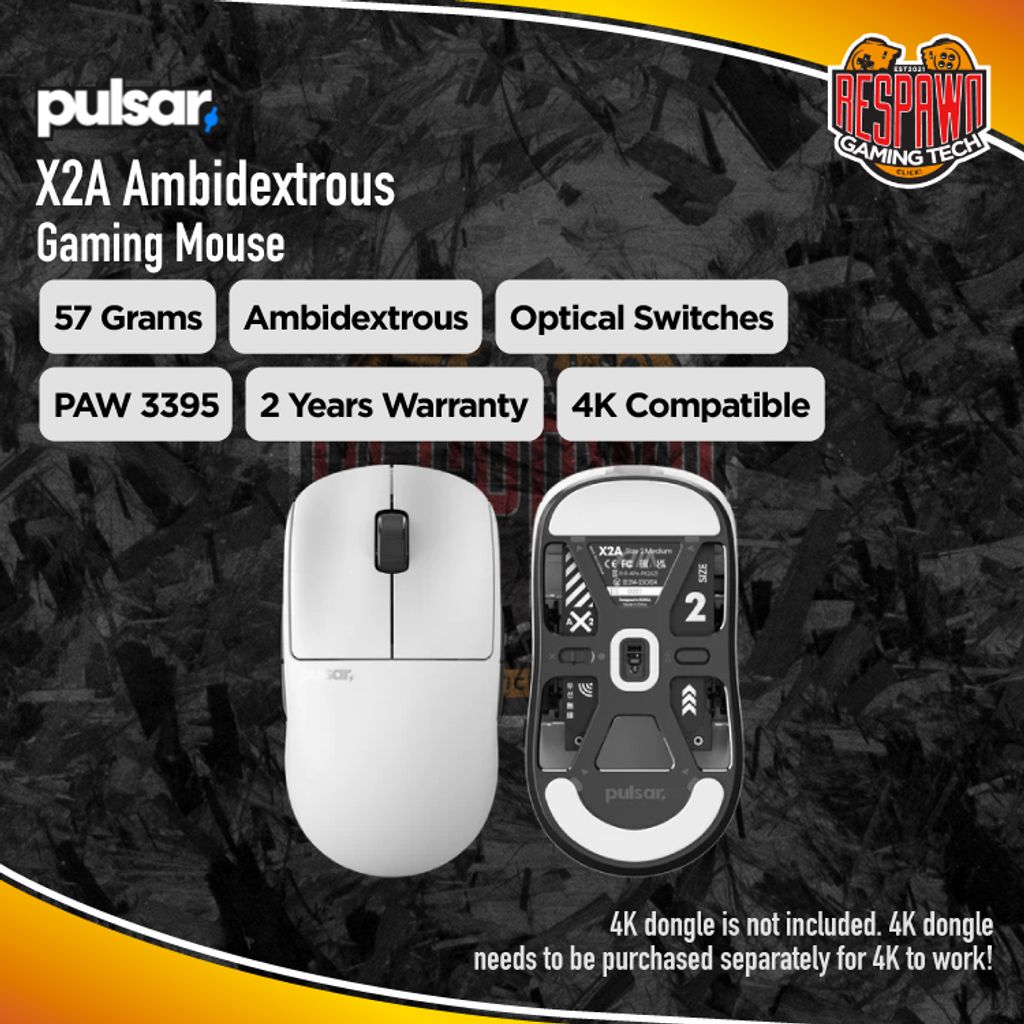 Poster - Pulsar X2A Ambidextrous Gaming Mouse