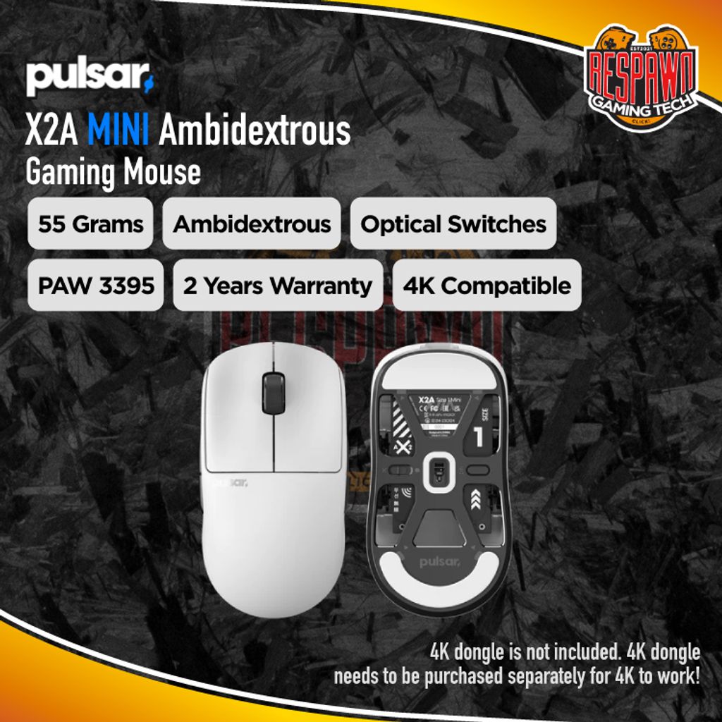 Poster - Pulsar X2A MINI Ambidextrous Gaming Mouse