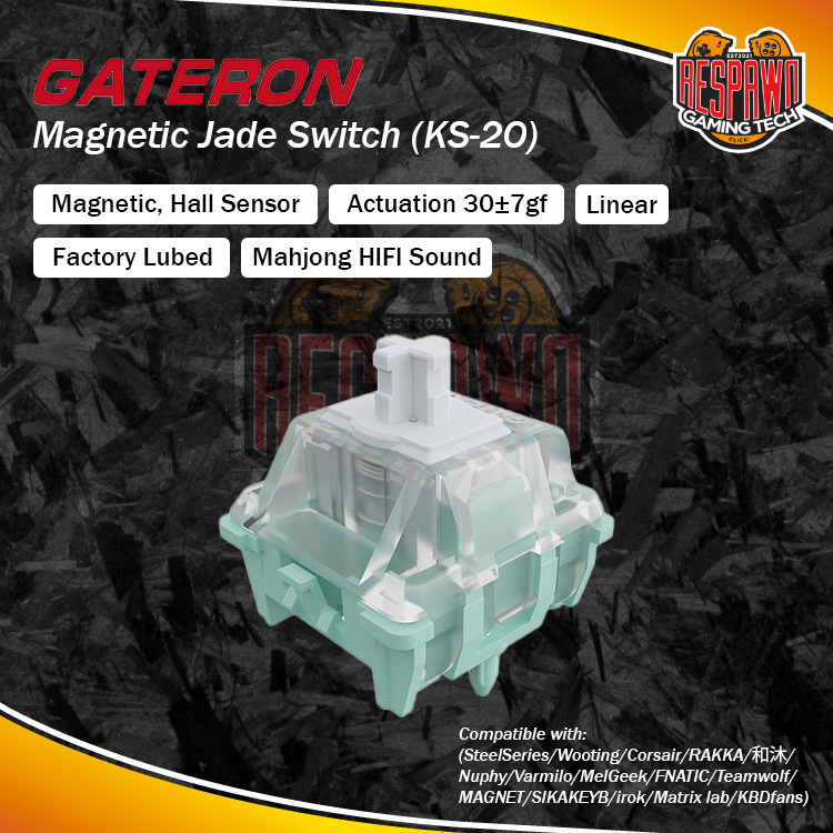 Gateron Magnetic Jade Switch (1 Switch) – Respawn Gaming Tech Gateron Magnetic Jade Switch (1 Switch) – Respawn Gaming Tech