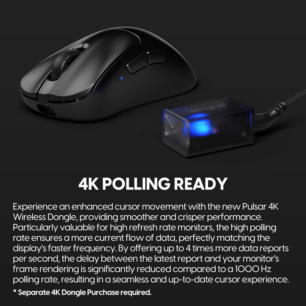 Pulsar Xlite V3 Medium Wireless Gaming Mouse – Respawn Gaming Tech