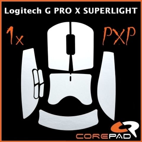 Corepad PXP Grips Logitech G Pro Superlight X 1 2 GPX GPX1 GPX2 white 01
