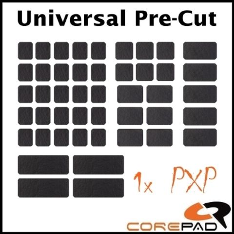 Corepad PXP Grips Uni Universal Pre Cut Mouse Keyboard Black 01