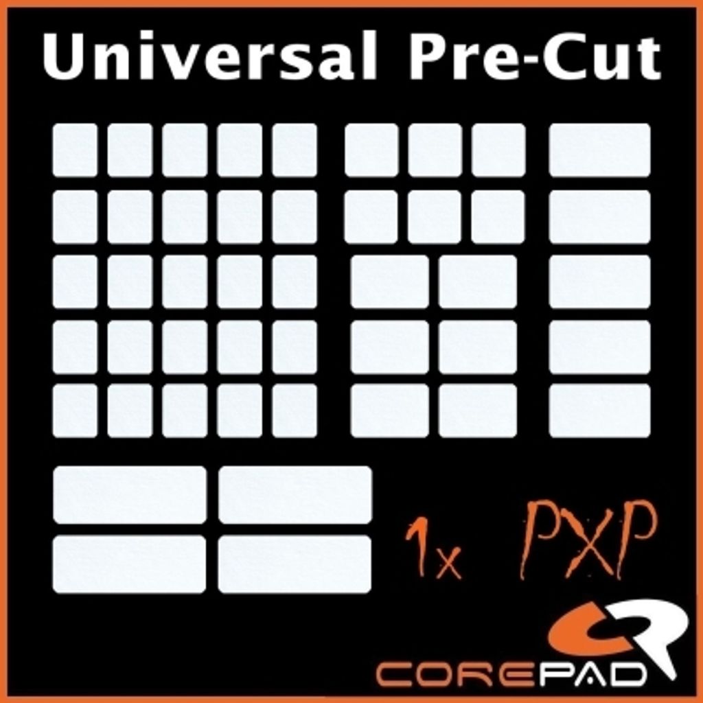 Corepad PXP Grips Uni Universal Pre Cut Mouse Keyboard White 01 (1)