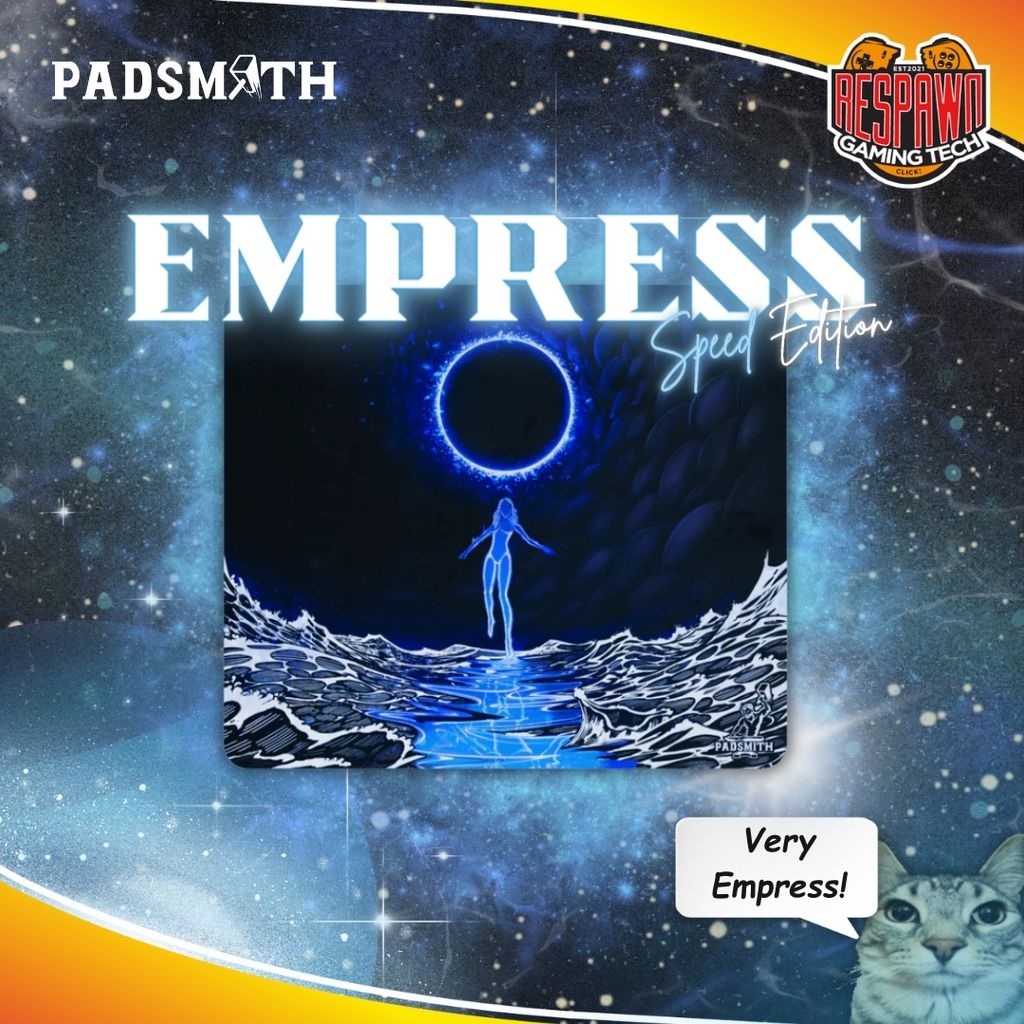Padsmith Empress Blue | Speed Glass Mousepad – Respawn Gaming Tech