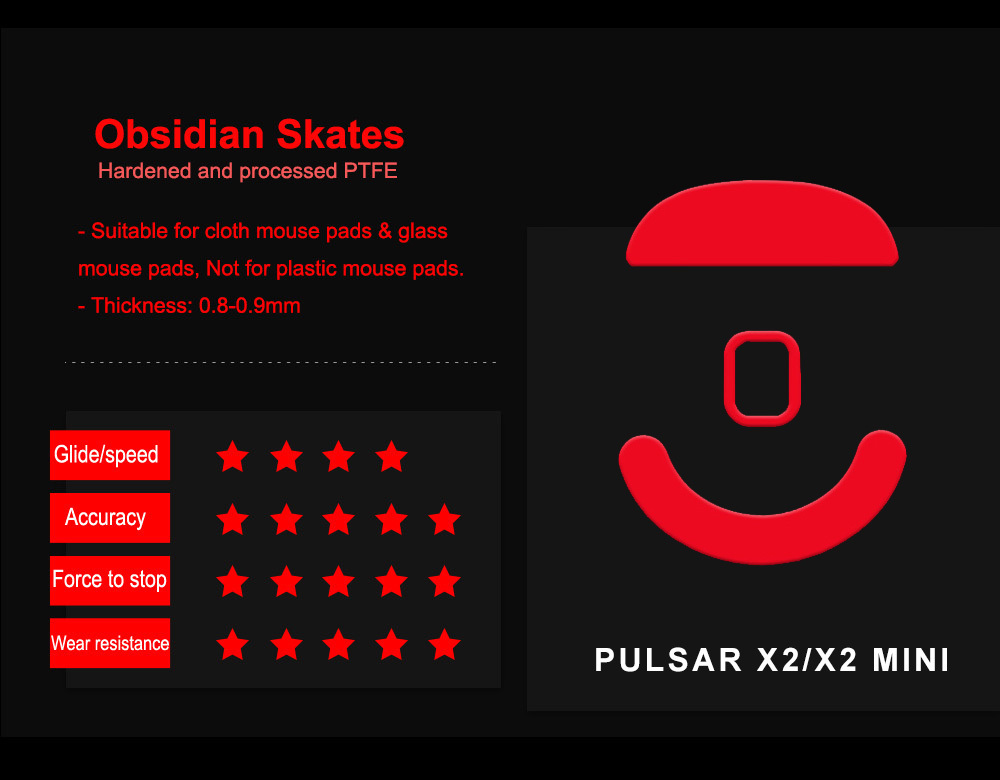 Obsidian-PULSAR-X2-or-X2-MINI-mouse-skates-features