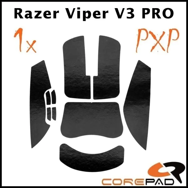 Corepad PXP Grips Razer Viper V3 PRO black 01