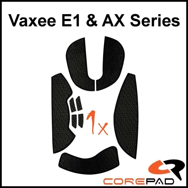 Corepad Soft Grips Vaxee E1 4K AX Wired Wireless black 01