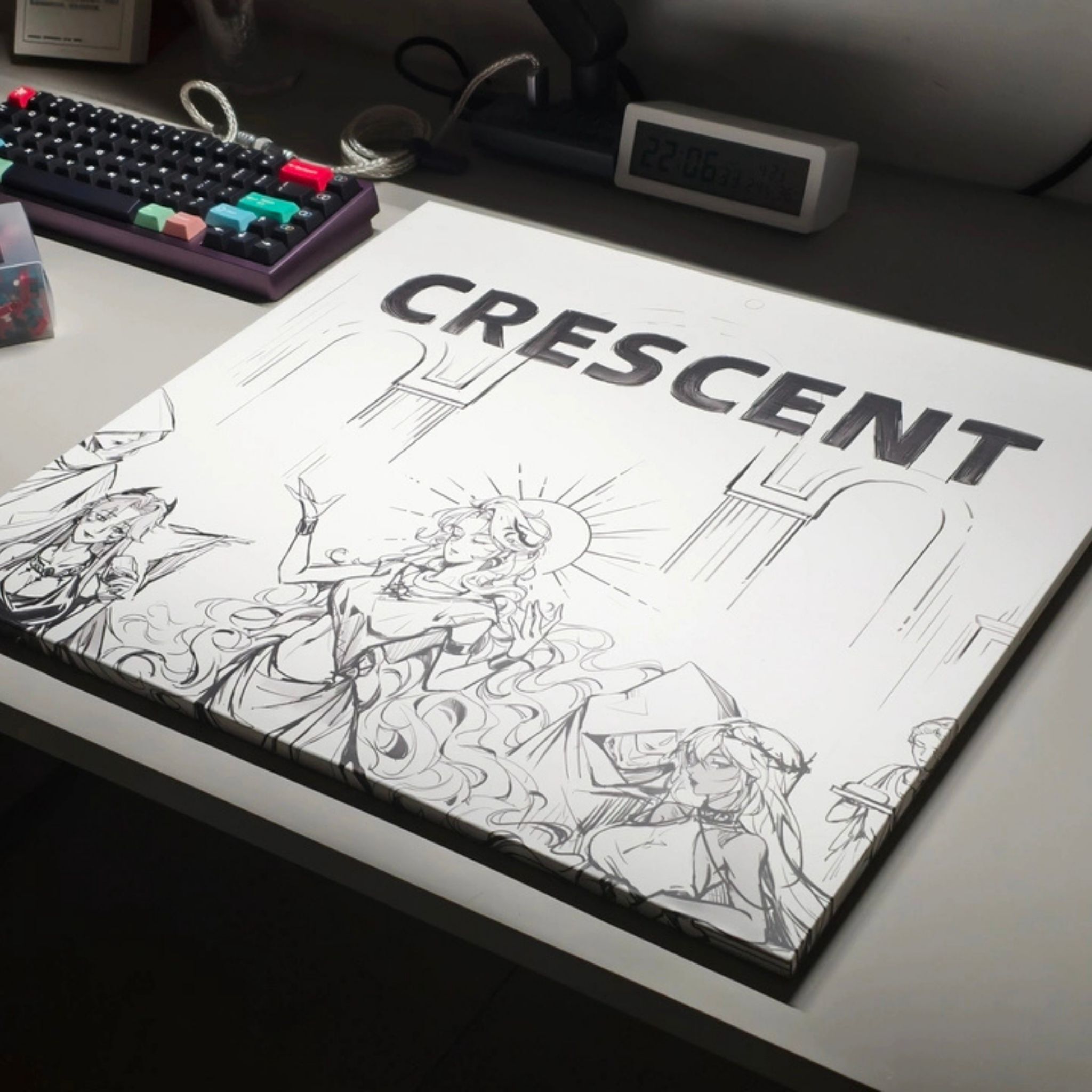 EVOLAST GEAR Olympus Series「HADES」Gaming Mousepad
