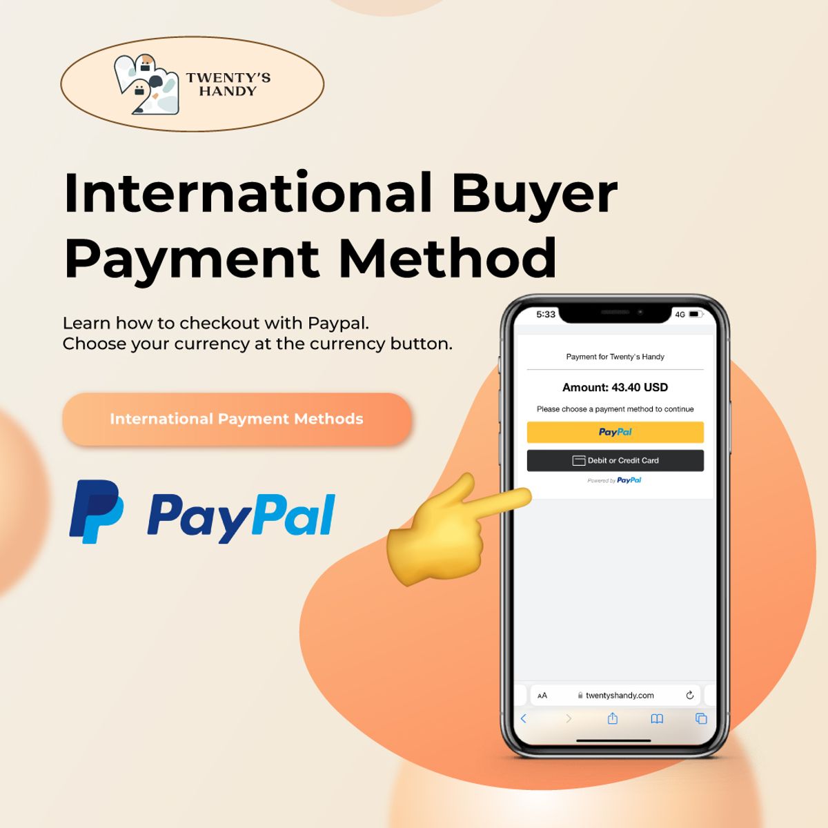 International Payment Method - PayPal