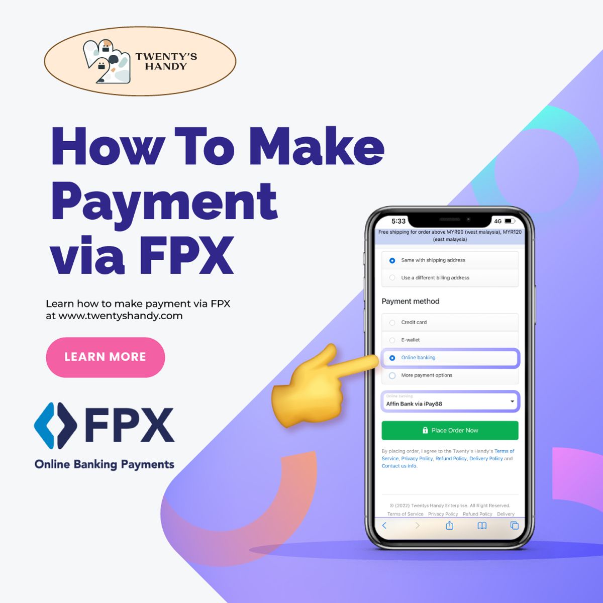 FPX payment - online banking