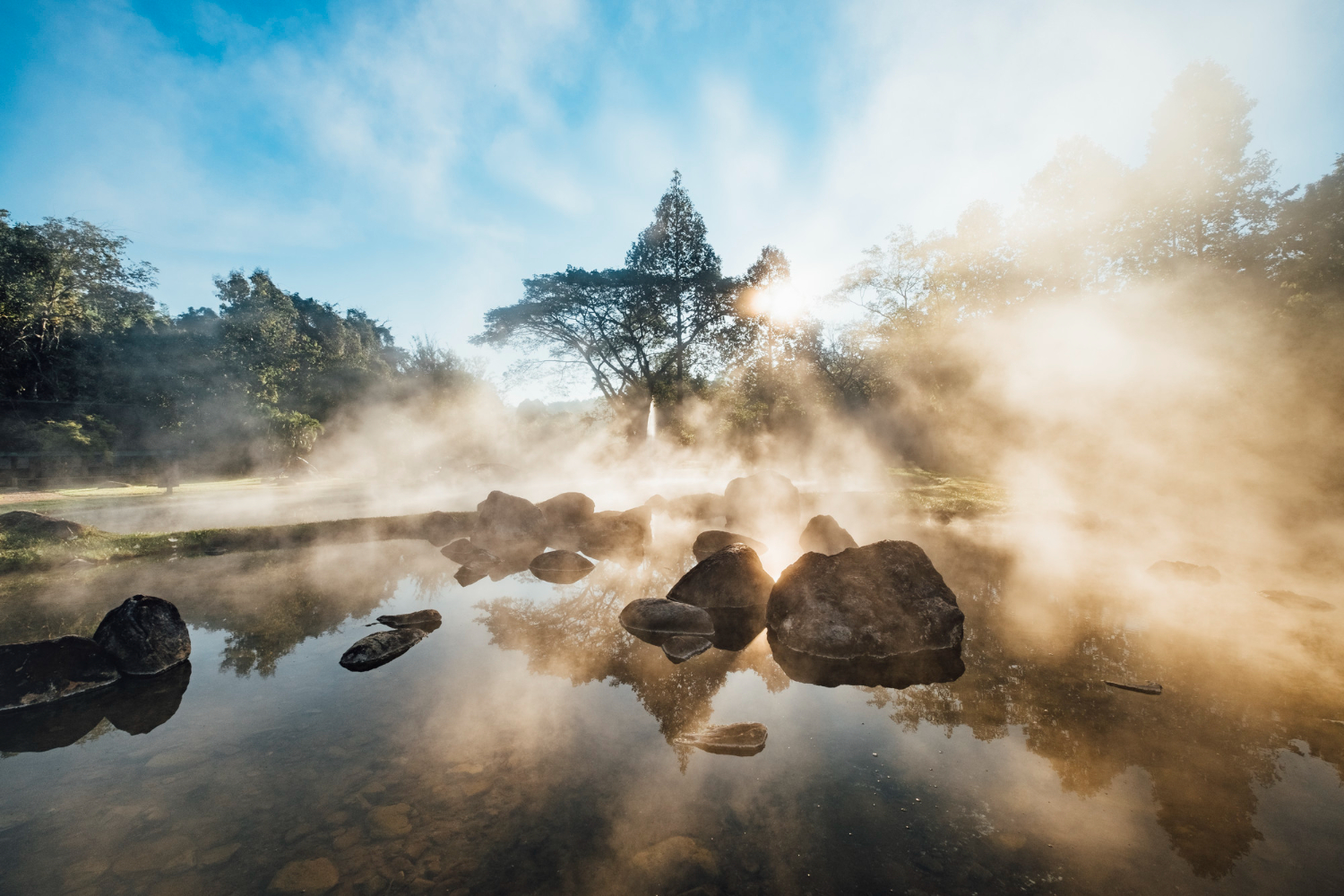 hot-spring-pool-morning-sunrise