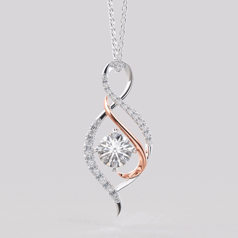 Love Breeze Luxury Diamond Pendant.250