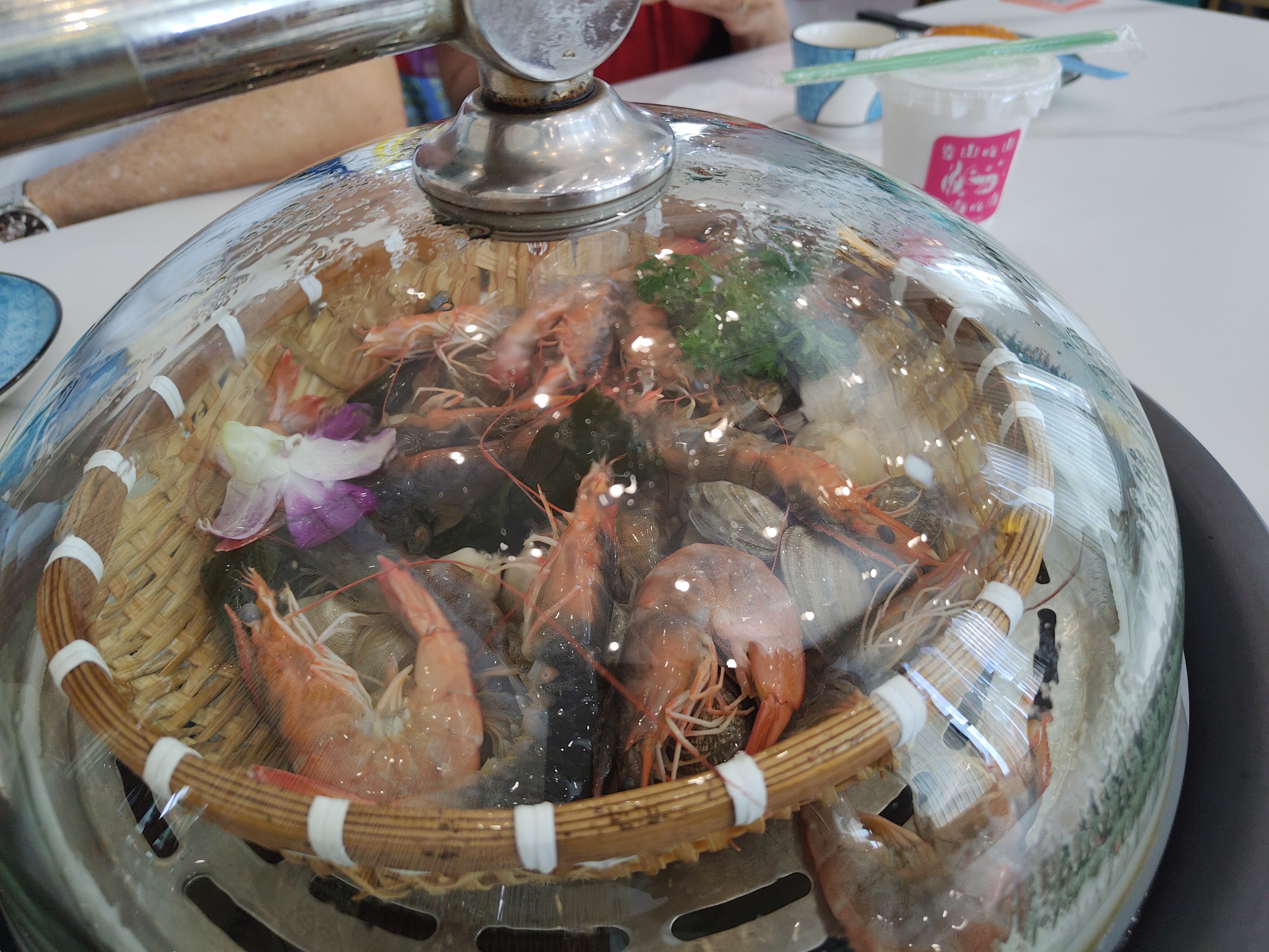 2025-10-10 神州燈塔 島里椰蒸氣桑拿菜 旅遊公路 興隆希爾頓逸林濱湖渡假酒店 酒店糟粕醋火鍋 (135)