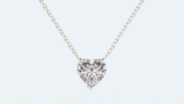 Heart Solitaire Diamond Pendant.gif