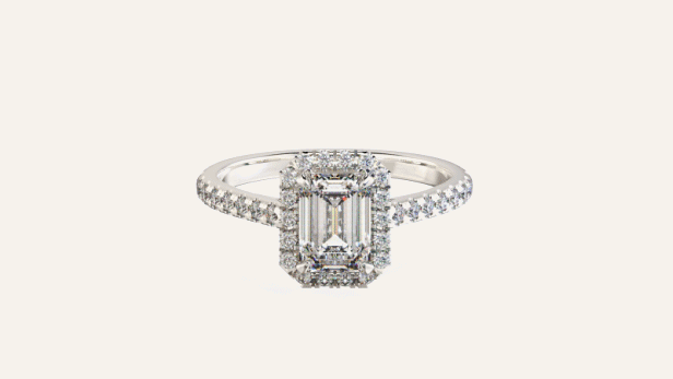 Emerald Halo Diamond Ring.gif
