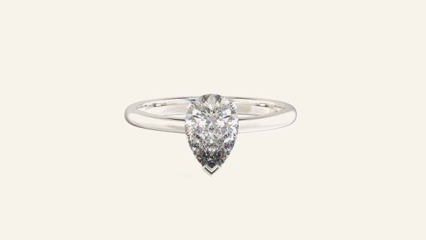 Pear Solitaire Diamond Ring.gif