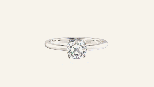 Cushion Solitaire Diamond Ring.gif