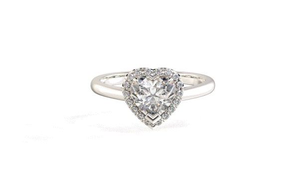 Heart Halo Diamond Ring.gif