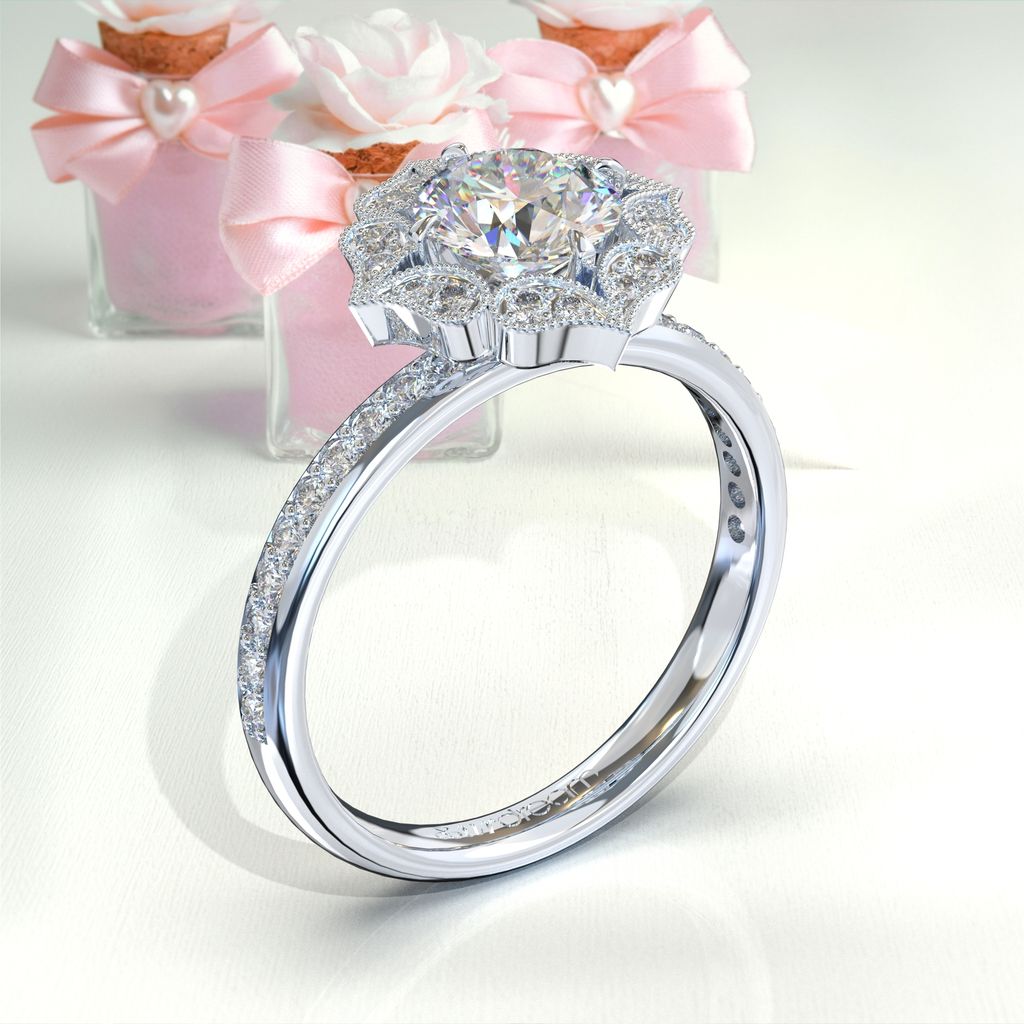 2026-03 Vintage Series 2 1 ct Luxury Diamond Ring 1.1250