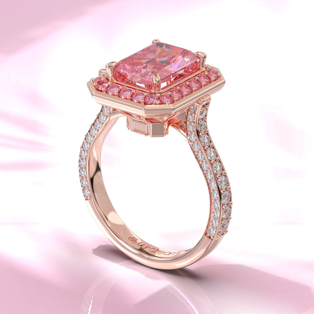 2026-07-01 2.11 ct Radiant Diamond Dual Ring 2.1331