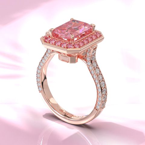 2026-07-01 2.11 ct Radiant Diamond Dual Ring 2.1331