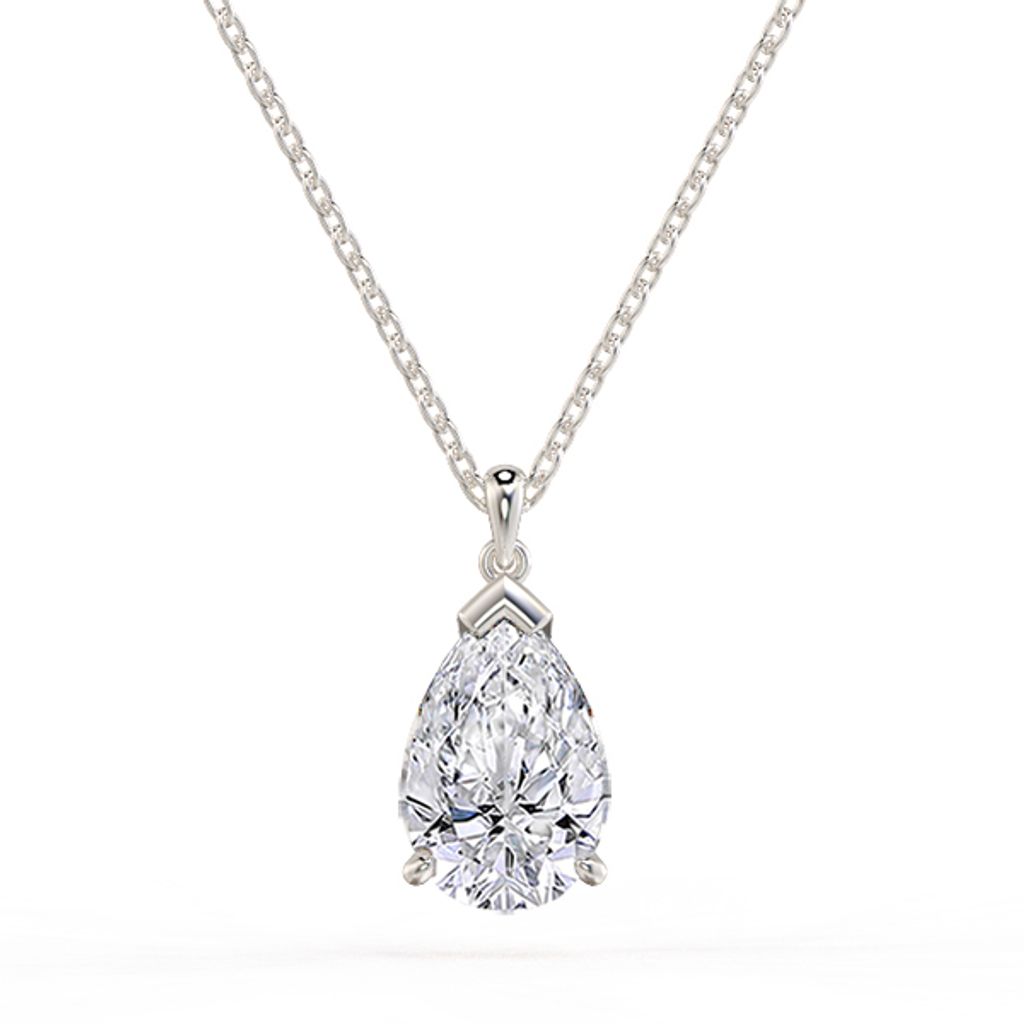 Fancy Collection Pear Solitaire Diamond Pendant 1.jpg