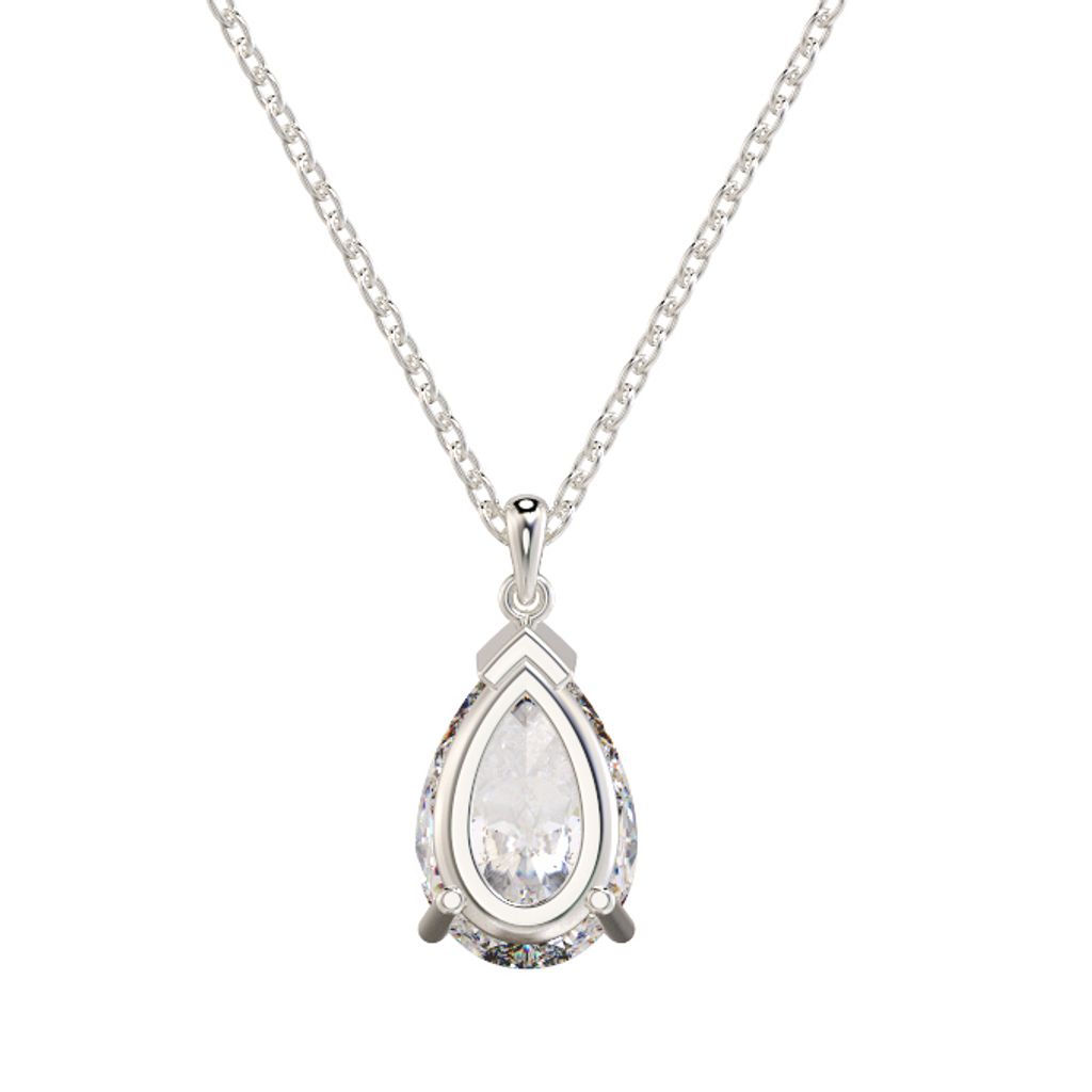 Fancy Collection Pear Solitaire Diamond Pendant 2.jpg
