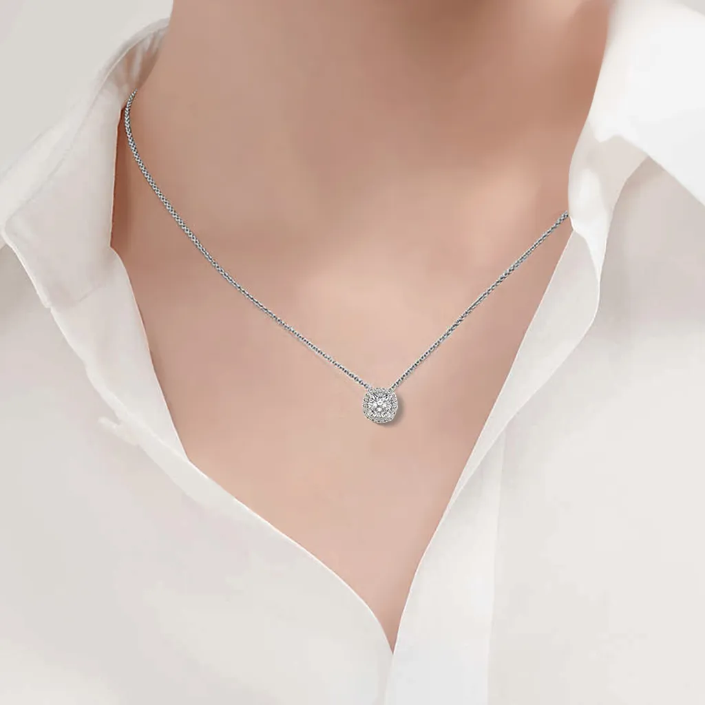 Cushion Halo Diamond Pendant with Model.jpg