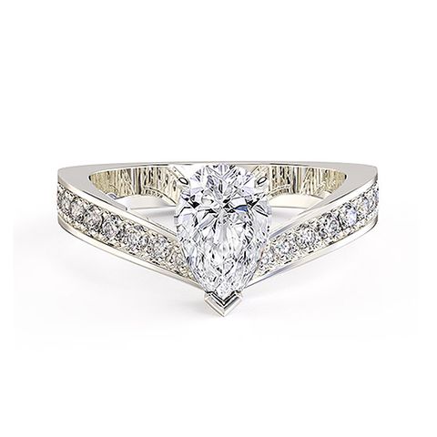 Pear Empire Diamond Ring 1