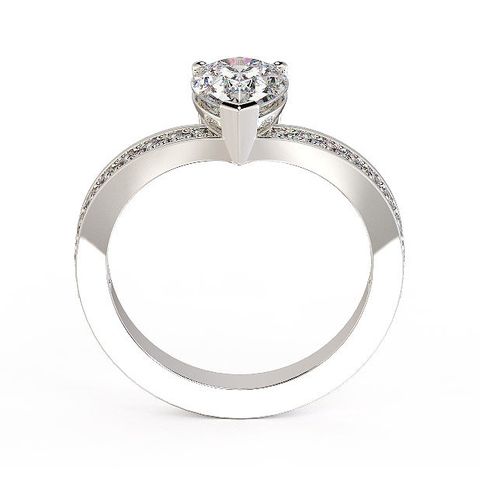 Pear Empire Diamond Ring 2