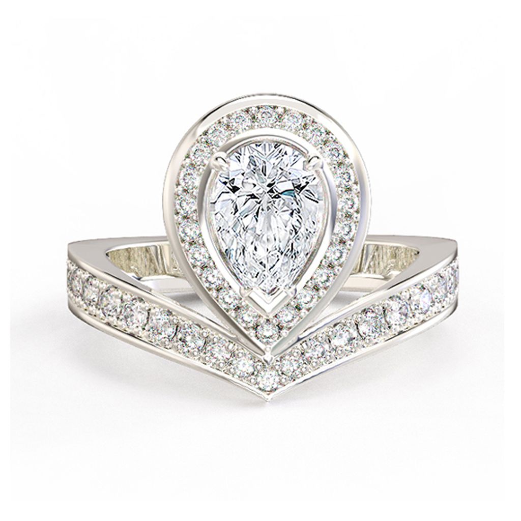 Pear Dynasty Diamond Ring 1