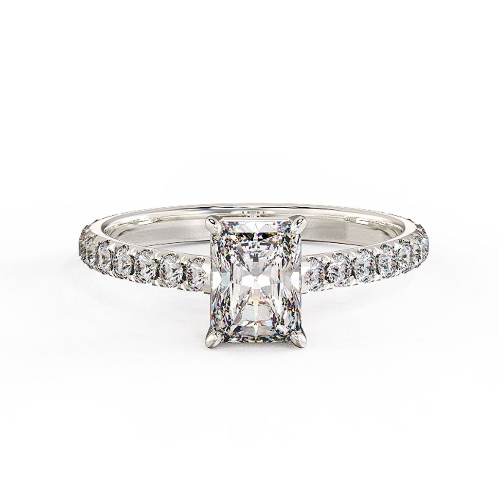 Radiant Elegant Diamond Ring 1