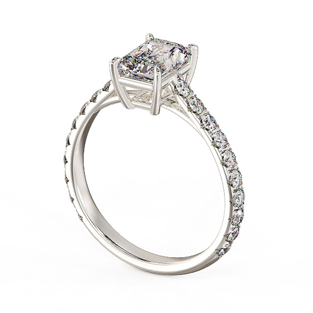 Radiant Elegant Diamond Ring 4