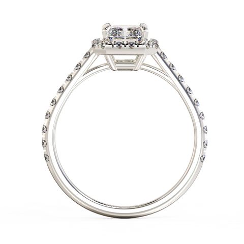 Radiant Halo Deluxe Diamond Ring 2