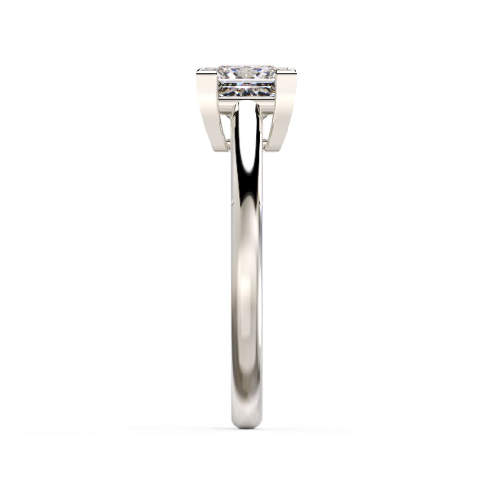 Princess Solitaire Diamond Ring 3
