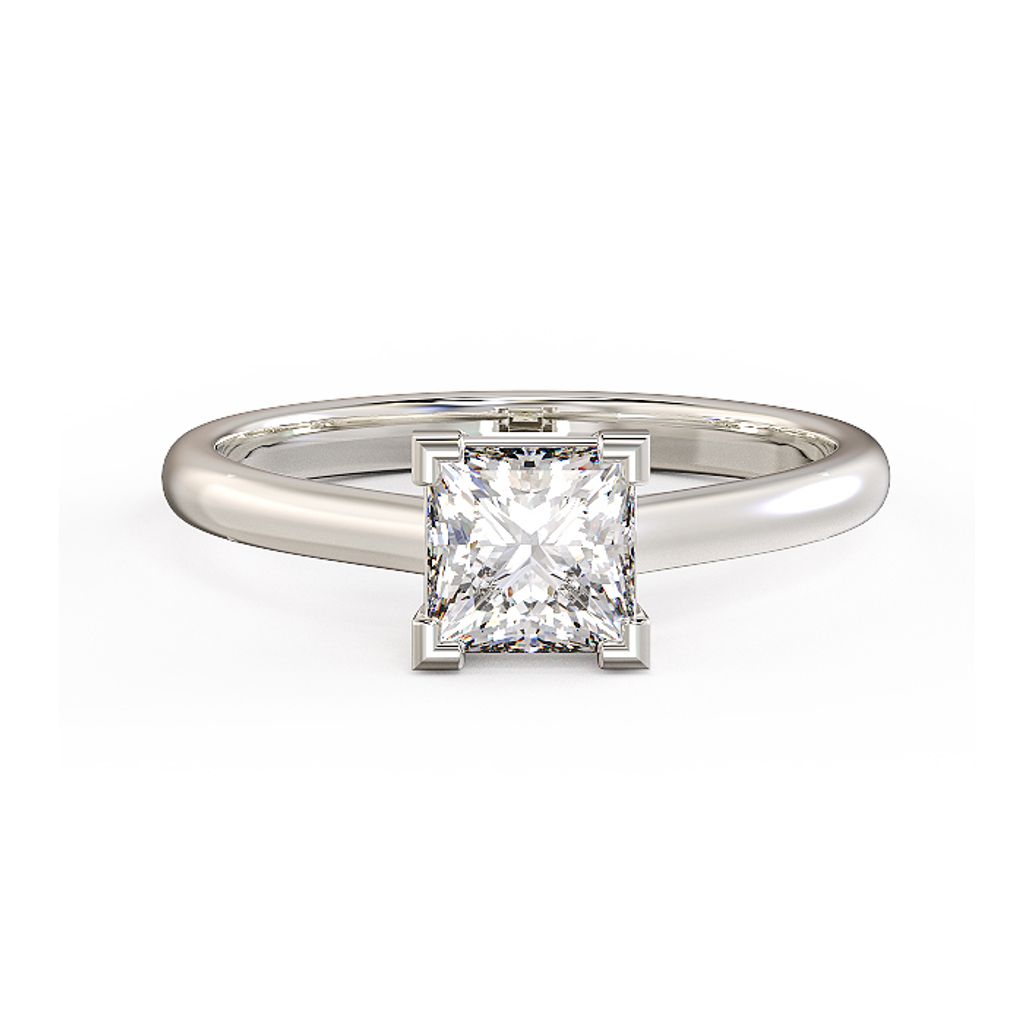 Princess Solitaire Diamond Ring 1 OK