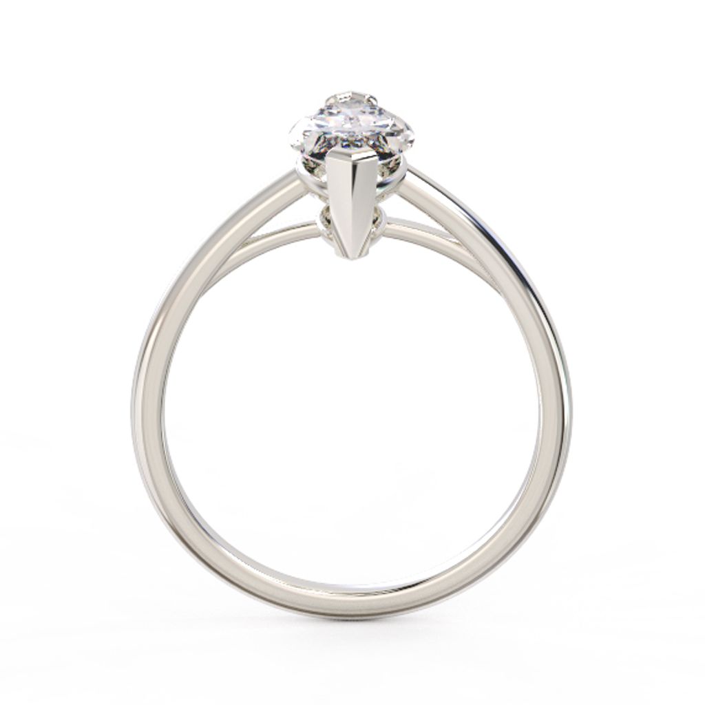 Marquise Solitaire Diamond Ring 2
