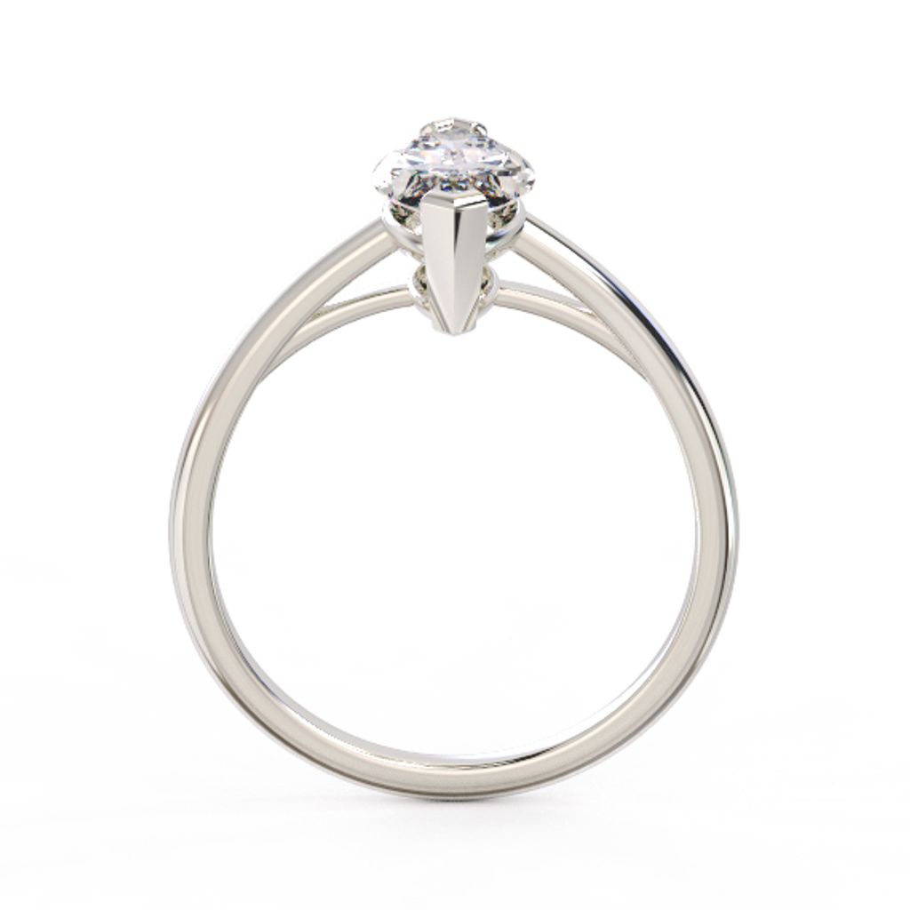 Marquise Solitaire Diamond Ring 2