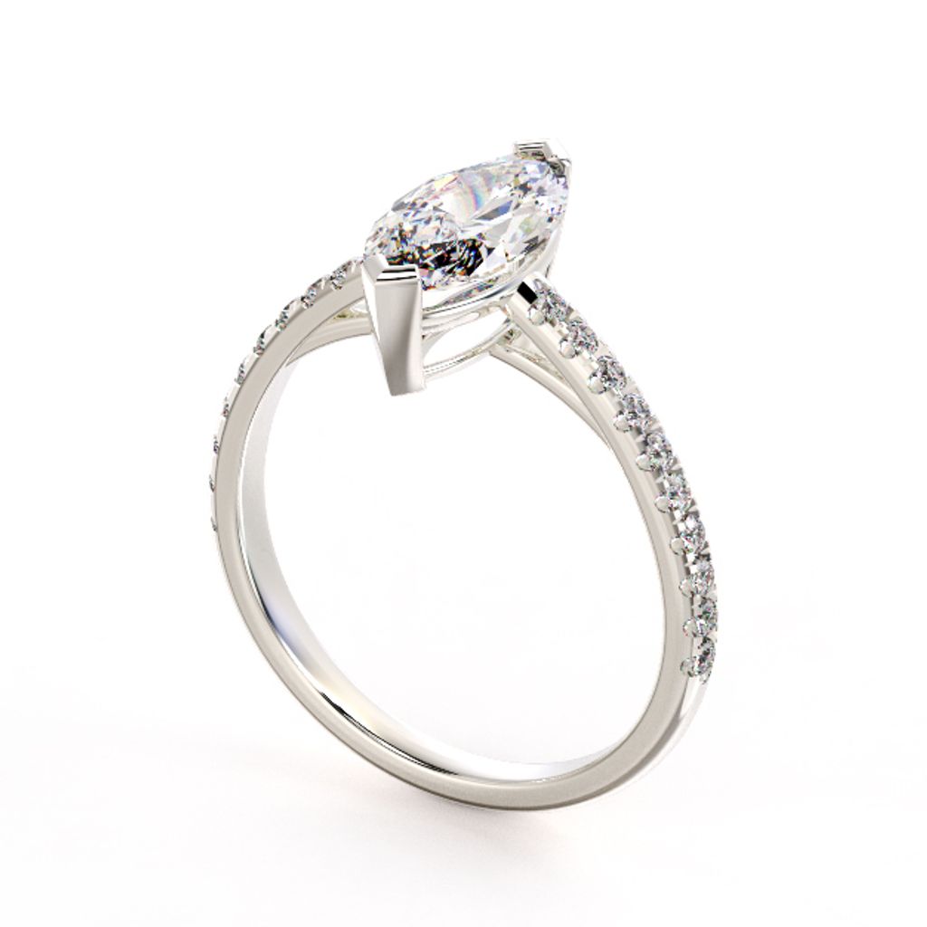 Marquise Elegant Diamond Ring 4