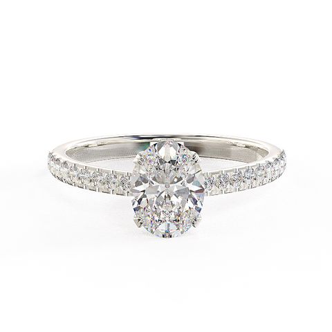 Oval Elegant Diamond Ring 1