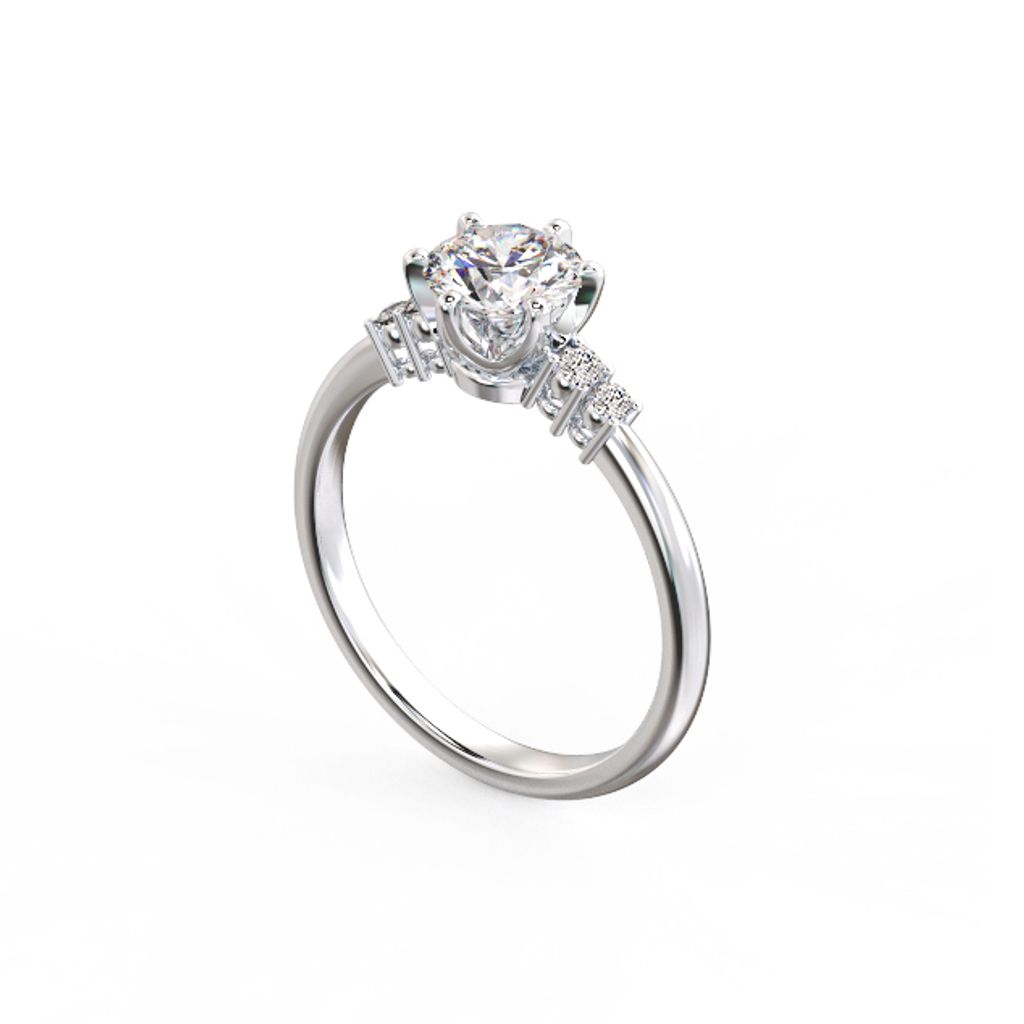 Melody 1 ct Diamond Ring 4