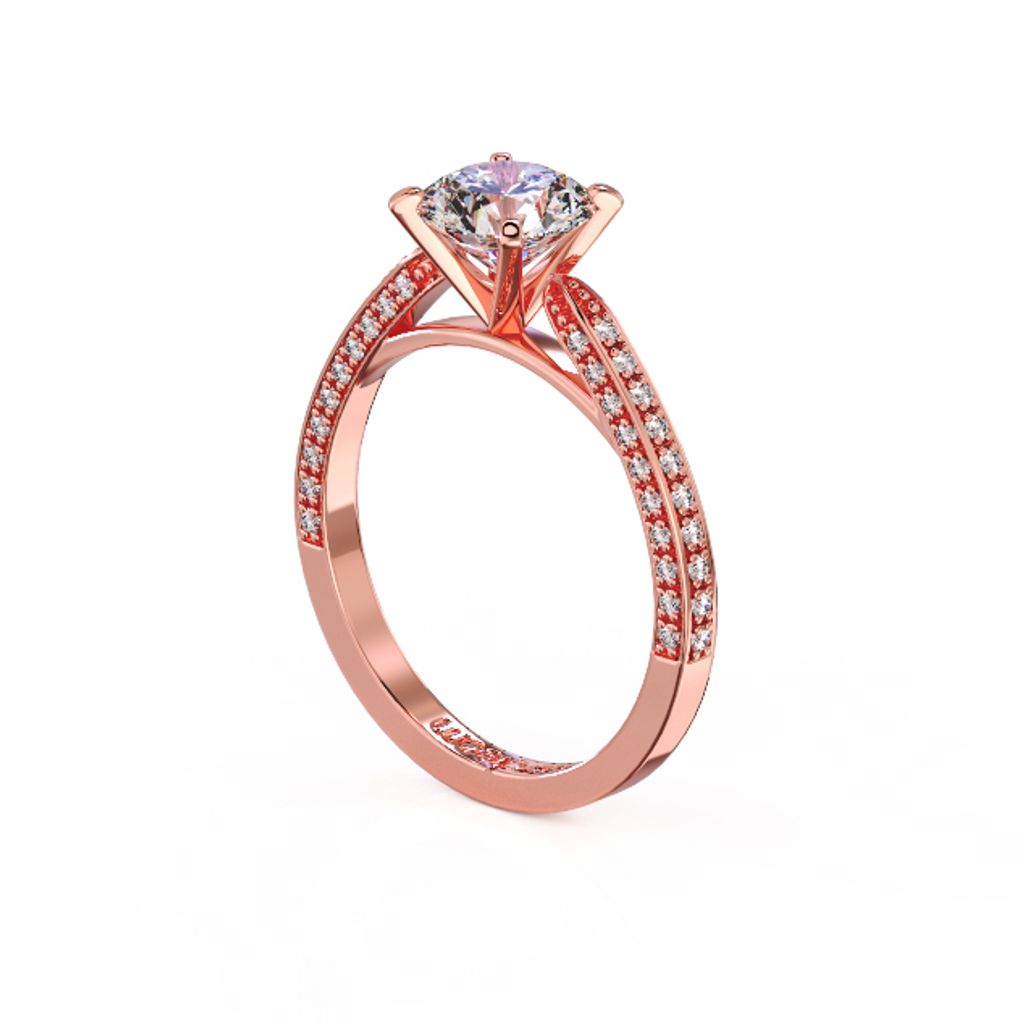 New Destiny Engagement Ring Luxury 2 Pink