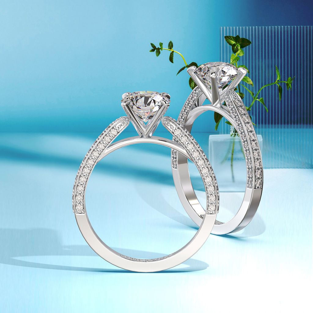 New Destiny Engagement Ring Luxury 2 Post 2 OK