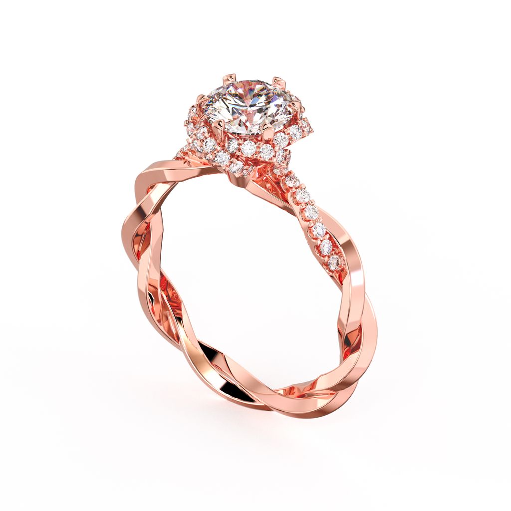 2025-02-26 Love Blossom Engagement Ring Luxury 4 Pink