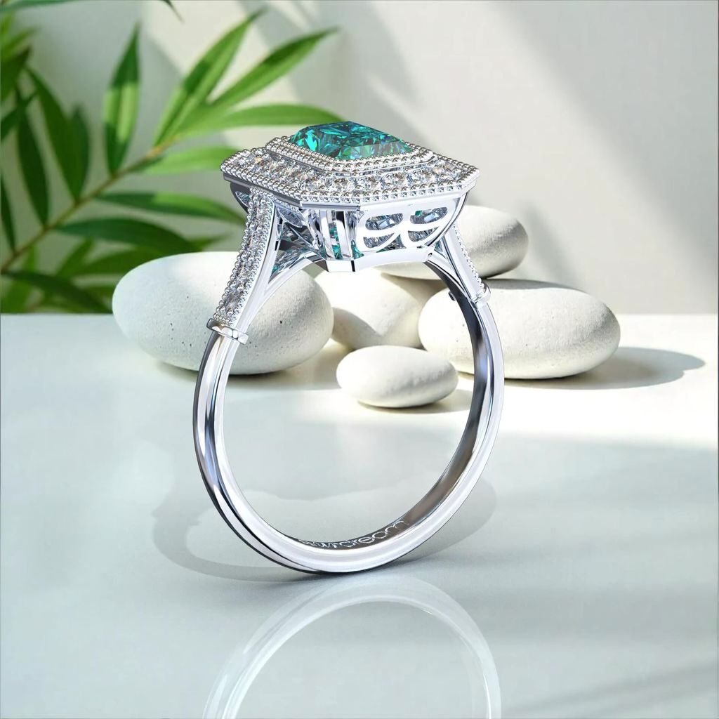 2025-10-20 Fancy Collection Long Radiant Diamond Ring 2.1047 - frame at 0m0s