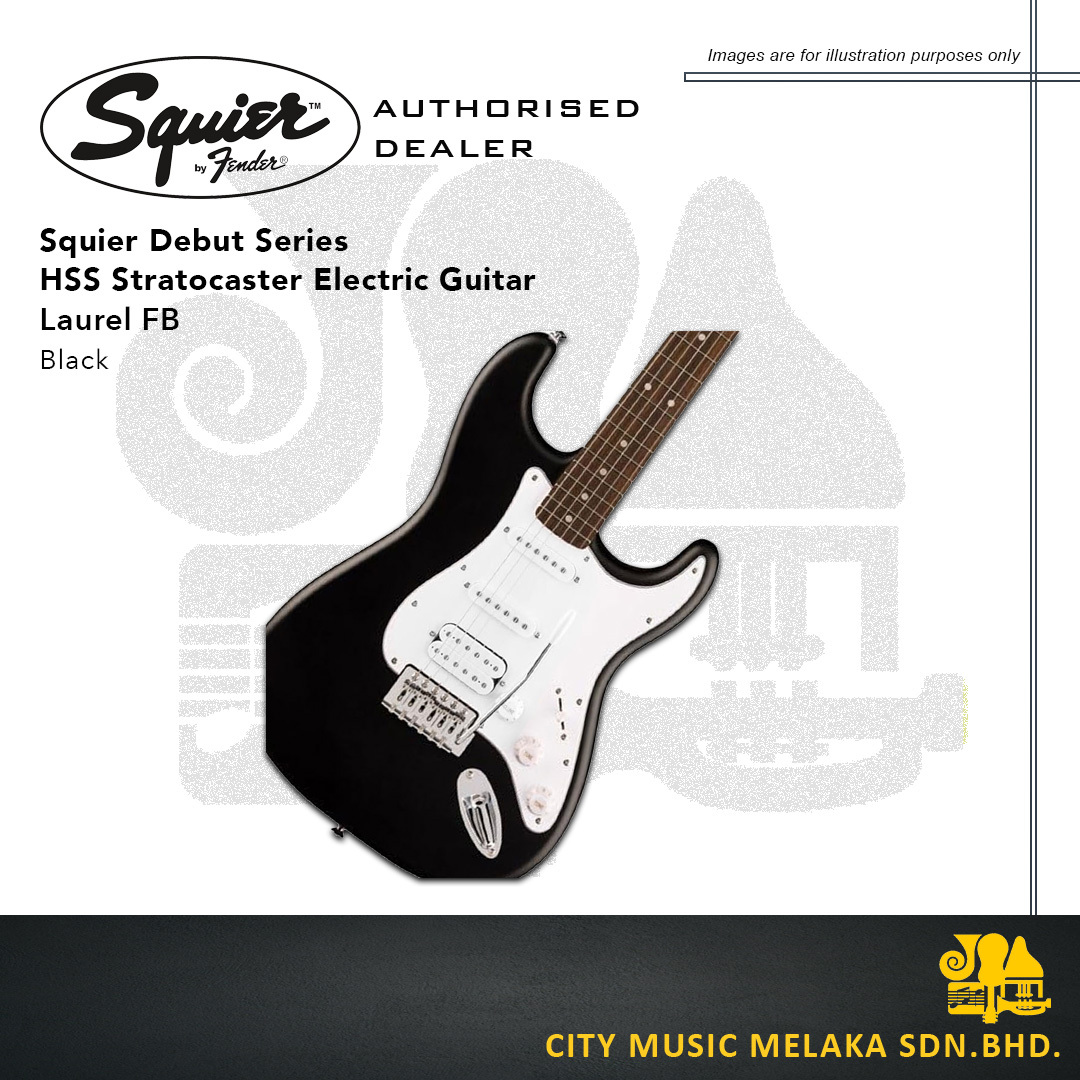 Squier Debut HSS - Black - 4
