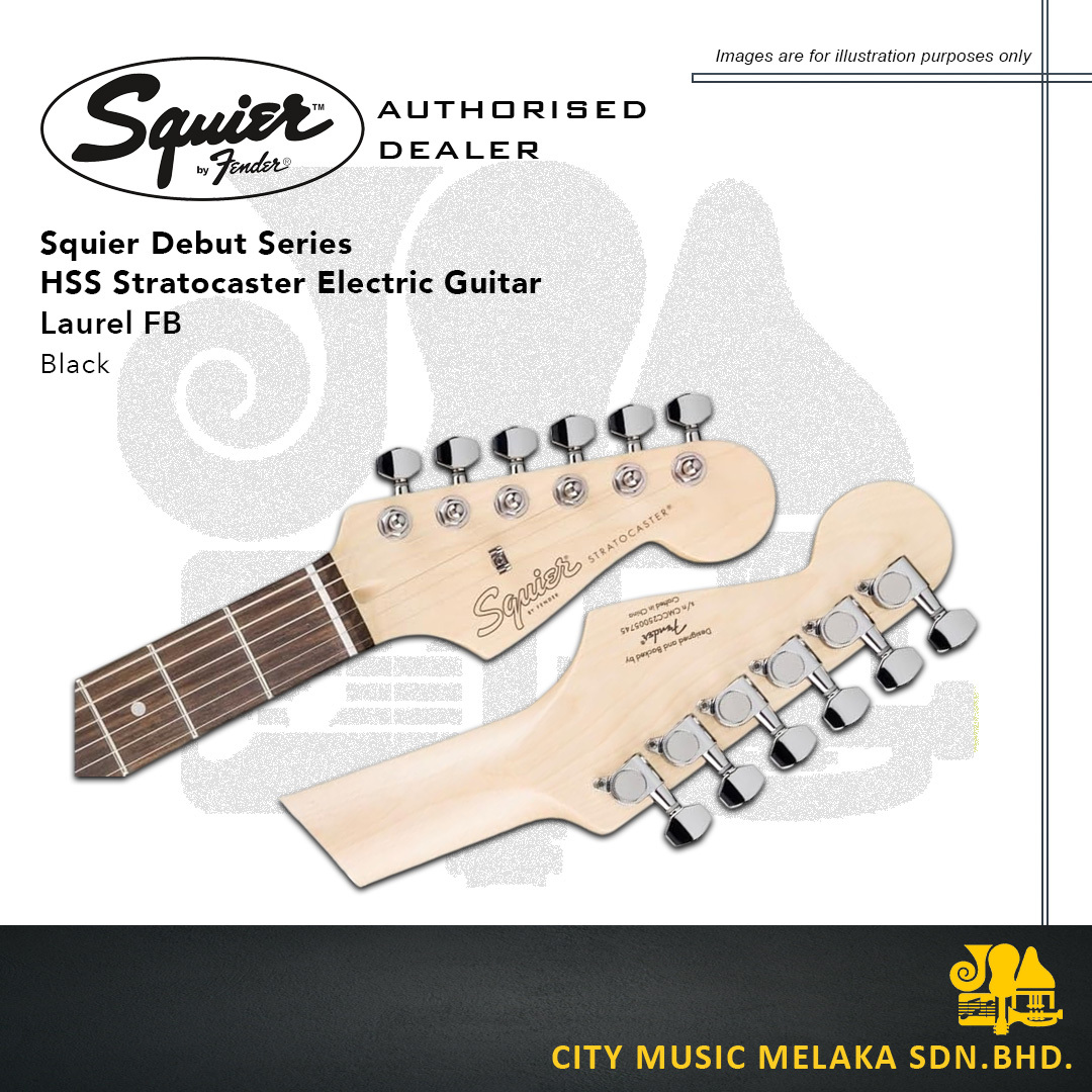 Squier Debut HSS - Black - 6
