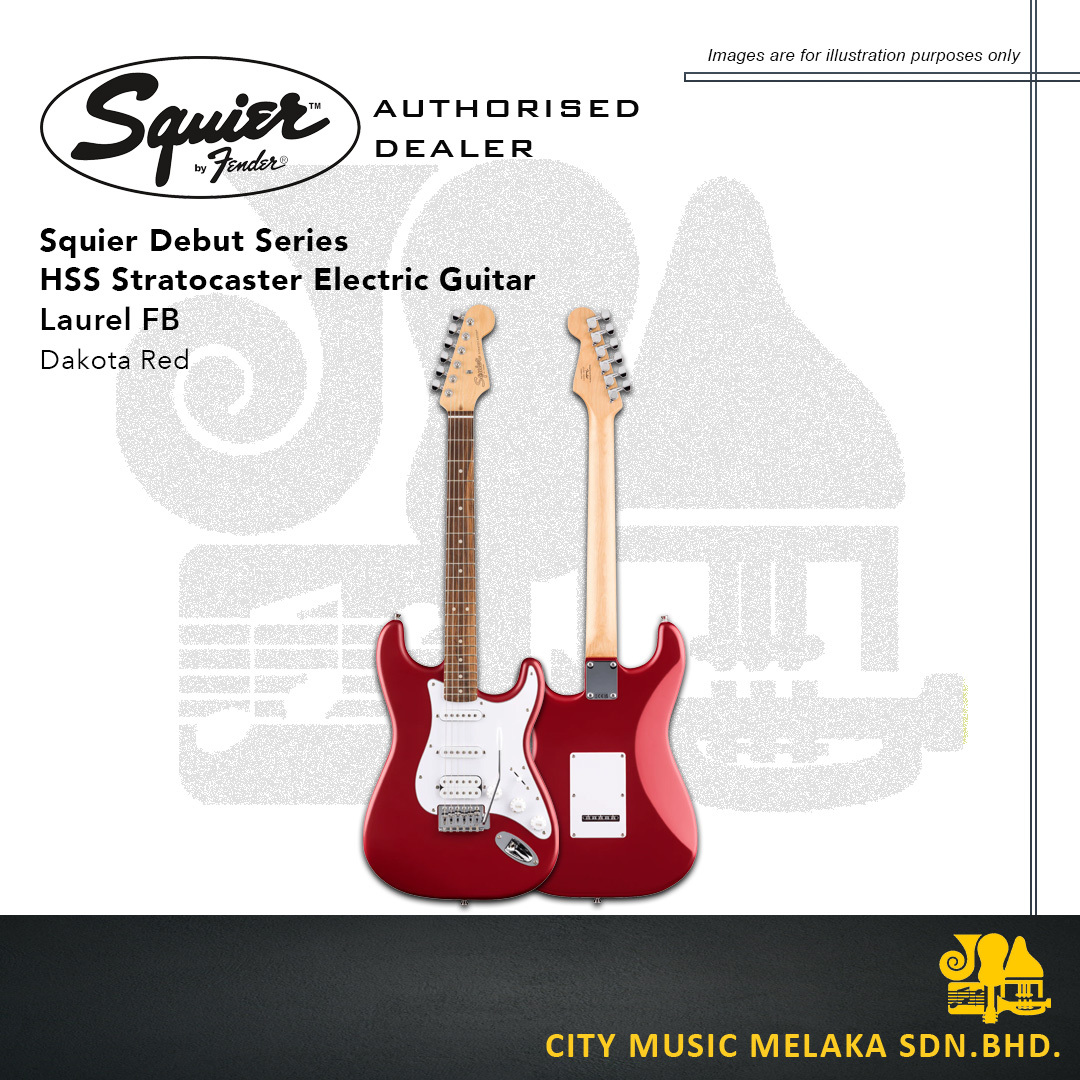 Squier Debut HSS Strat - D.Red