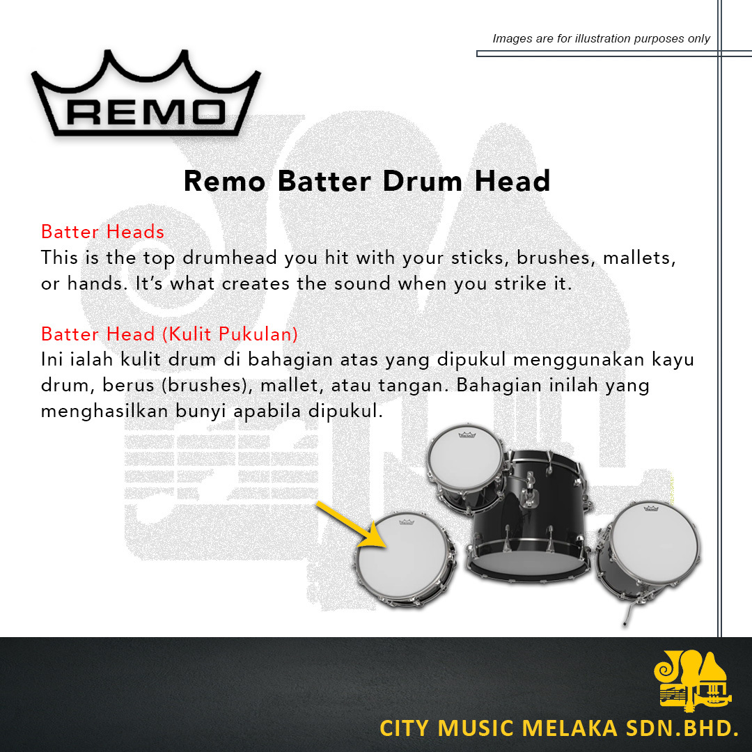 Remo Drum Head Info - Batter Head