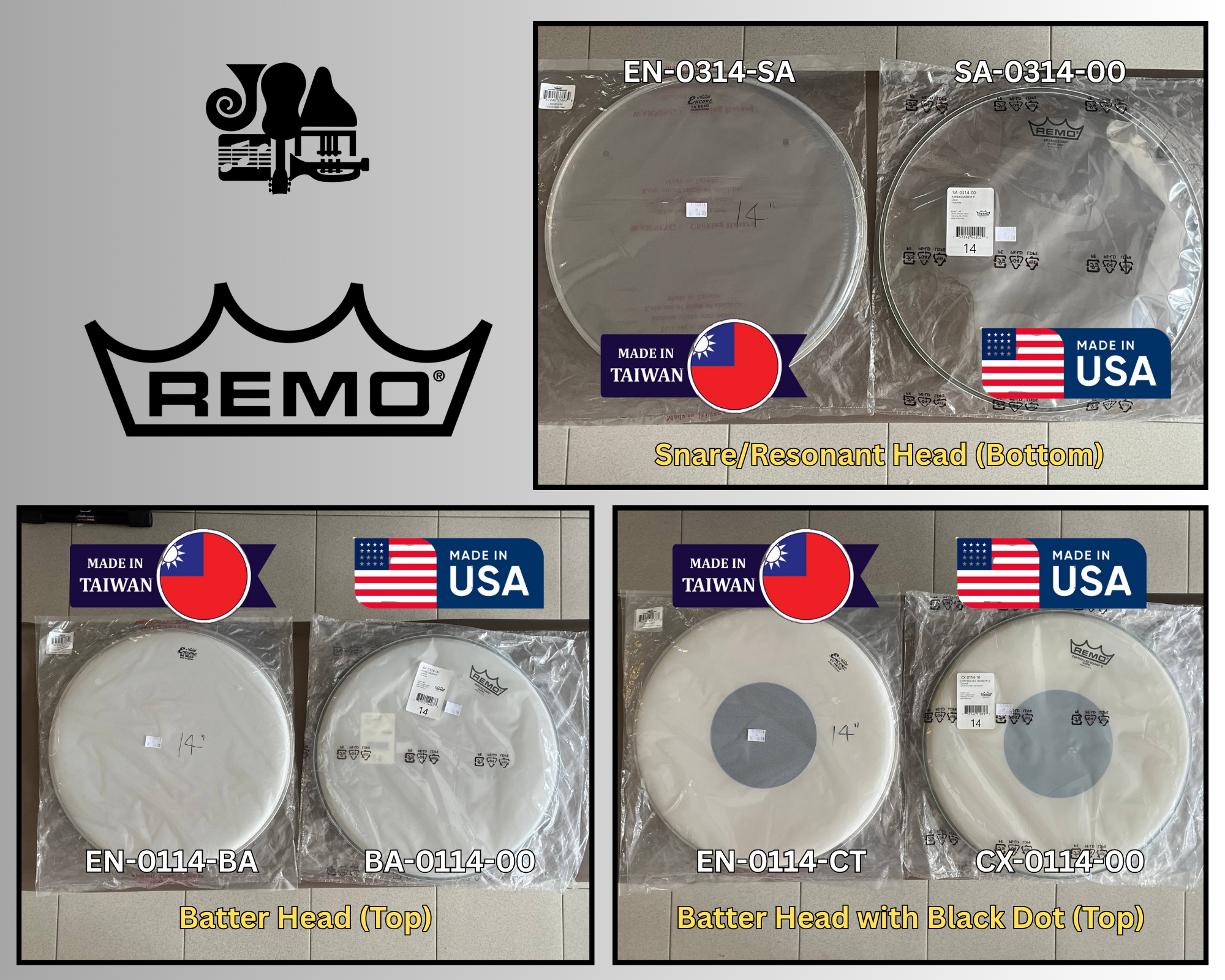 Batter Drum Heads